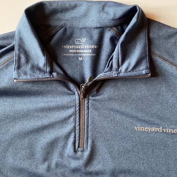 Navy vineyard vines 1/4 zip pullover - Picture 2 of 3